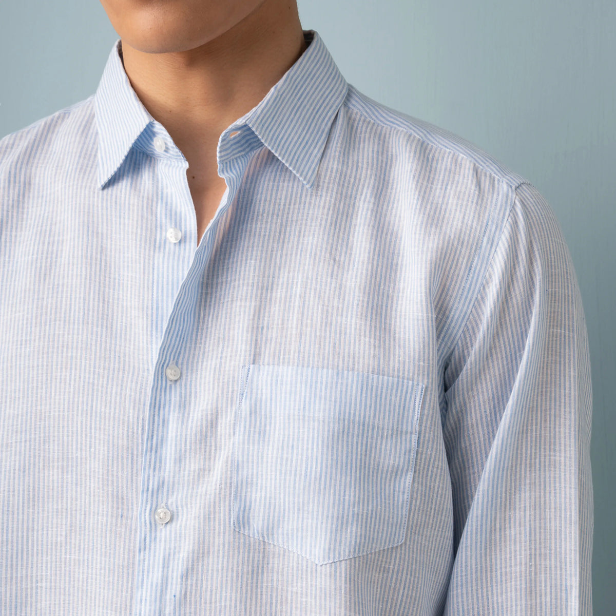 Linen Shirt Stripe