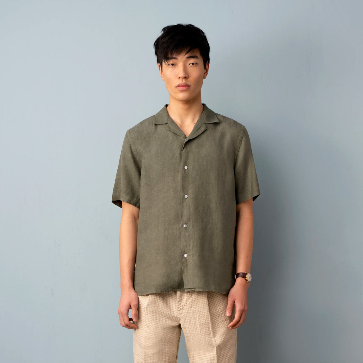 Linen Camp Collar