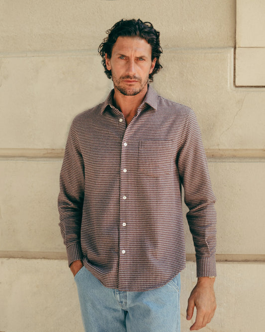 Flannel Pocket Shirt Houndstooth