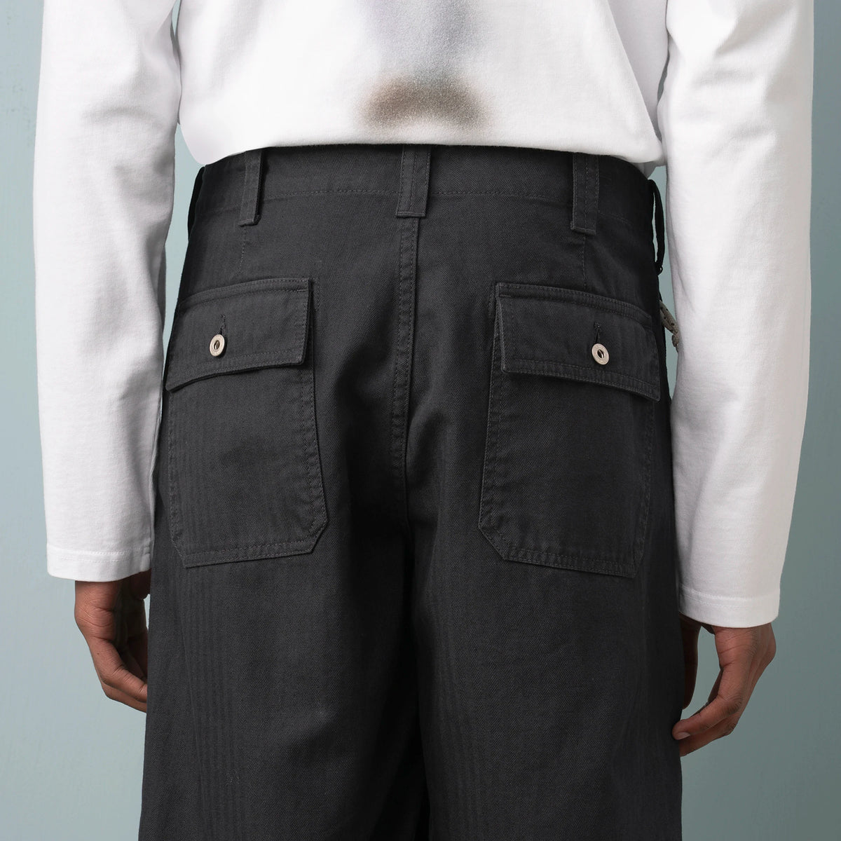 Herringbone Utility Trousers