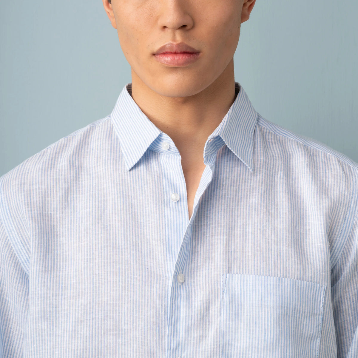 Linen Shirt Stripe