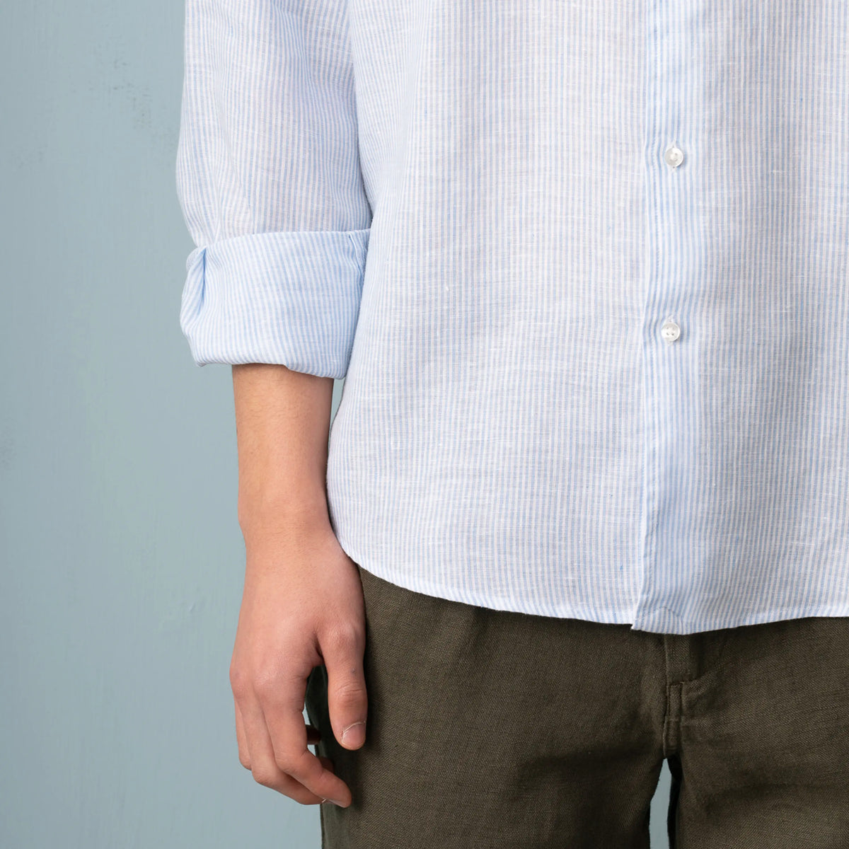 Linen Shirt Stripe