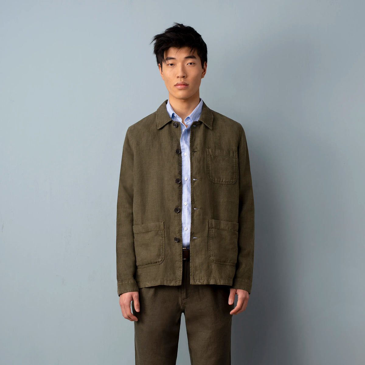 Linen Work Jacket