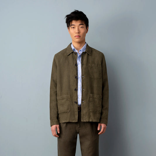 Linen Work Jacket