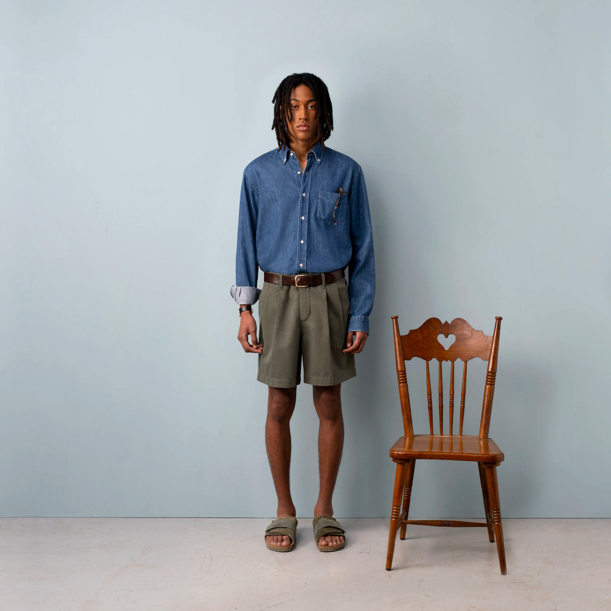 Pleated Shorts